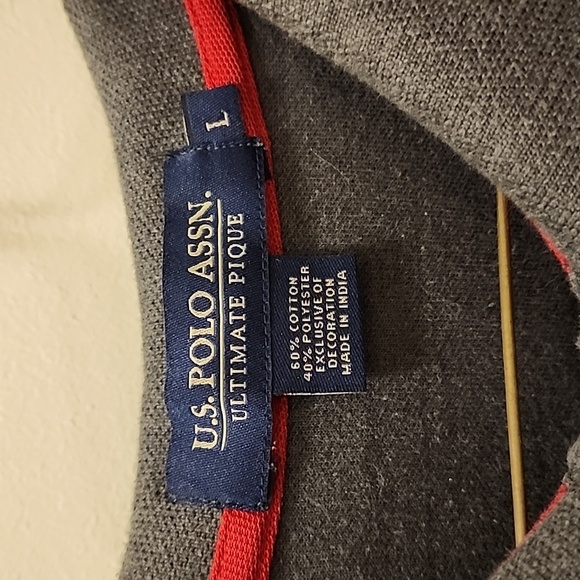U.S. Polo Assn. Charcoal Polo Shirt - Picture 3 of 6